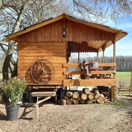 La Cabane Du Cowboy Saint-Prive Exterior photo